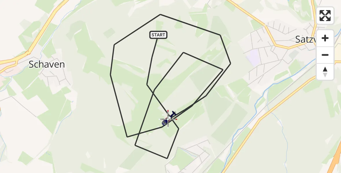 Flugroute Polizeihubschrauber Mechernich - Mechernich, 28 Oktober 2026, 17:47
