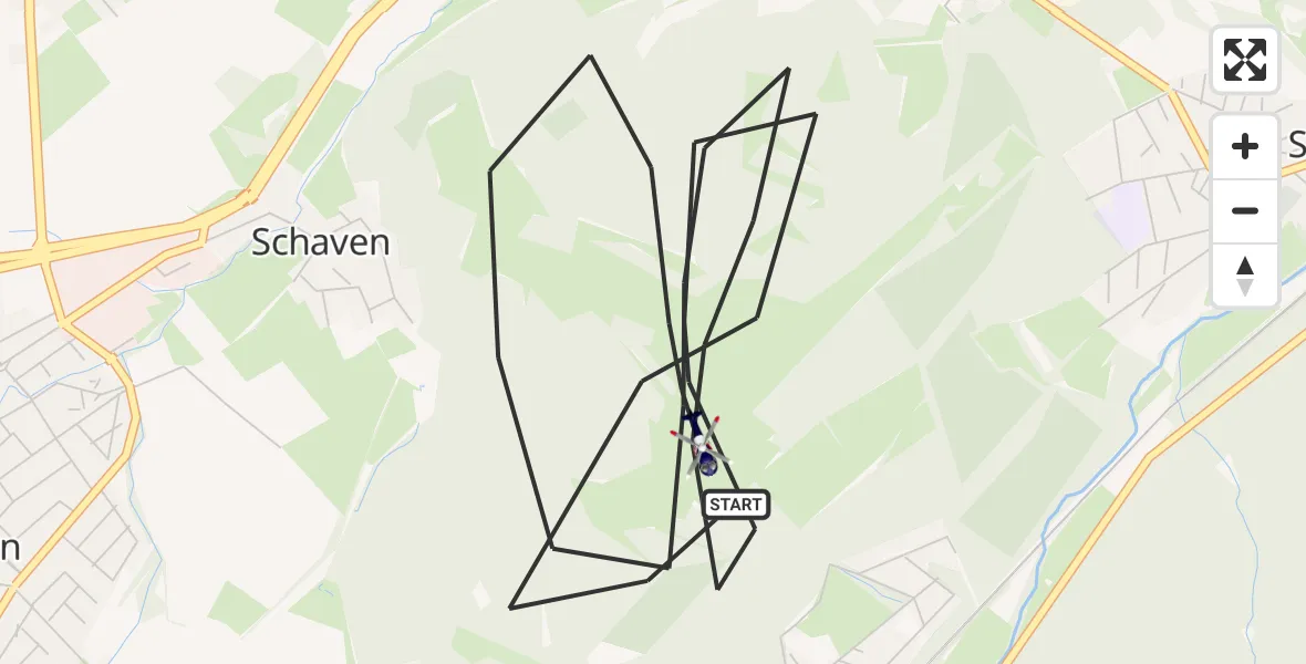 Flugroute Polizeihubschrauber Mechernich - Mechernich, 28 Oktober 2026, 17:55