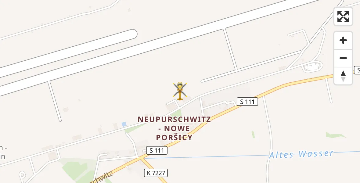 Flugroute Rettungshubschrauber Bautzen Flugplatz - Bautzen Flugplatz, 30 Oktober 2026, 17:48