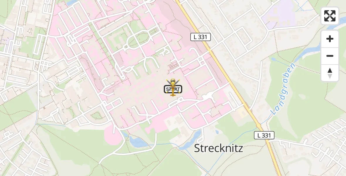 Flugroute Rettungshubschrauber Lübeck - Lübeck, 31 Oktober 2026, 13:26